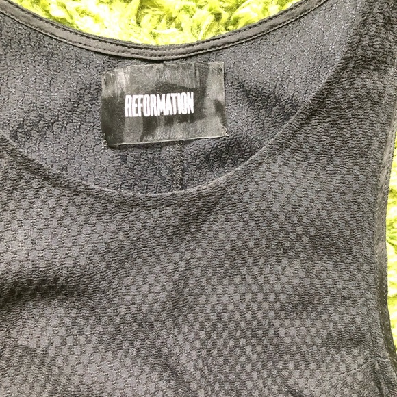 Reformation black open size dress - Picture 5 of 8